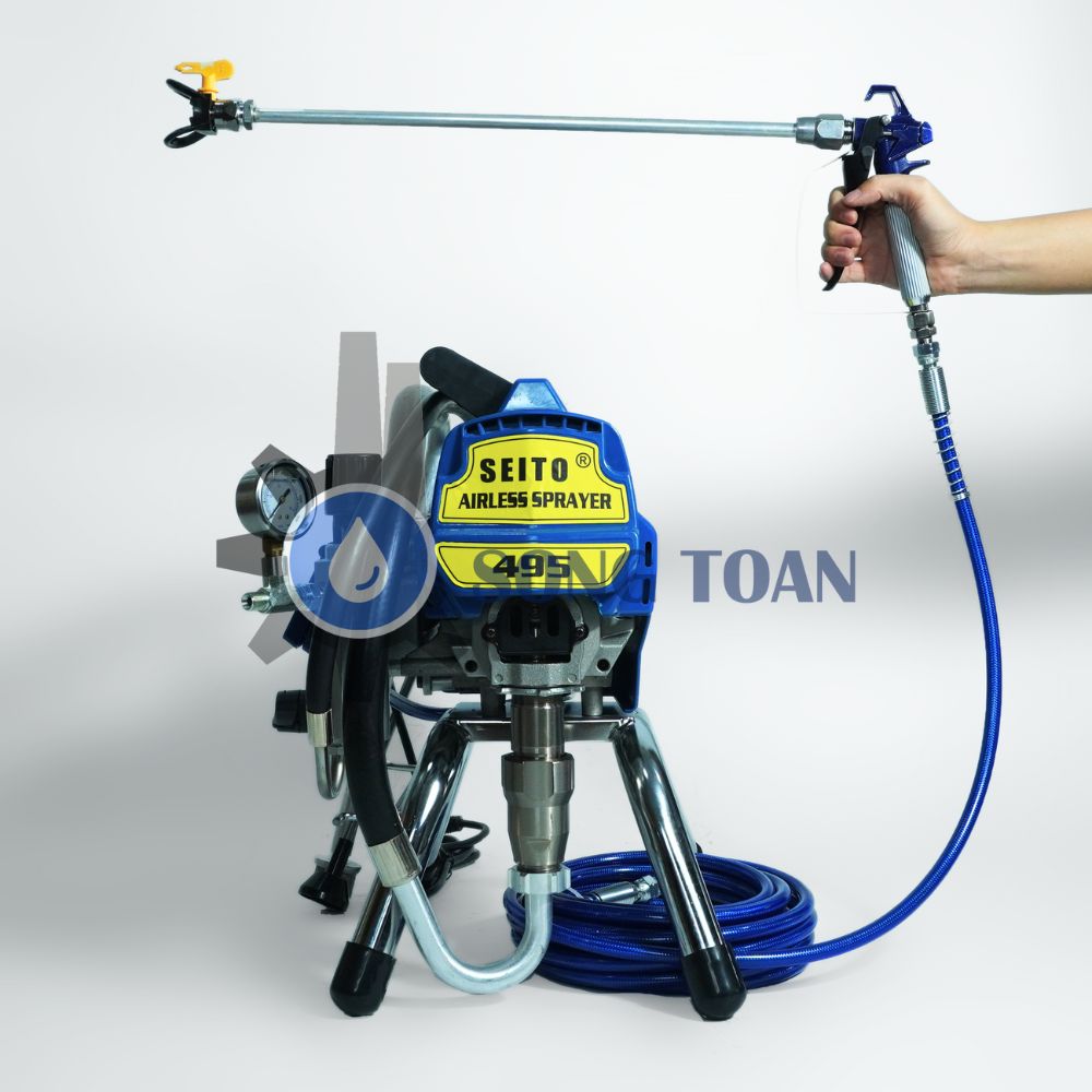 máy phun sơn dầu, sơn epoxy loãng